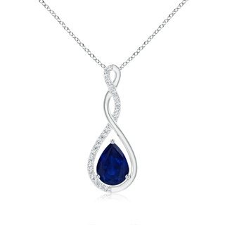 Pear AA Blue Sapphire