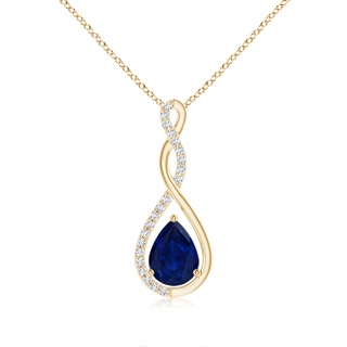 Pear AA Blue Sapphire