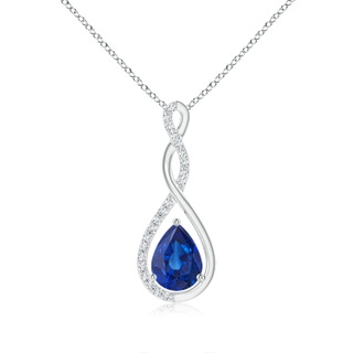 Pear AAA Blue Sapphire