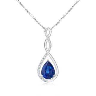 Pear AAA Blue Sapphire