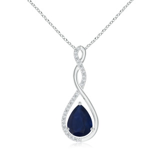 Pear A Blue Sapphire