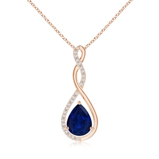 Pear AA Blue Sapphire