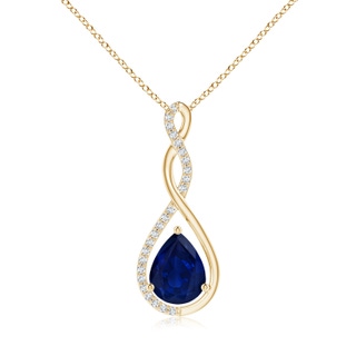 Pear AA Blue Sapphire