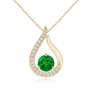 Round AAAA Emerald