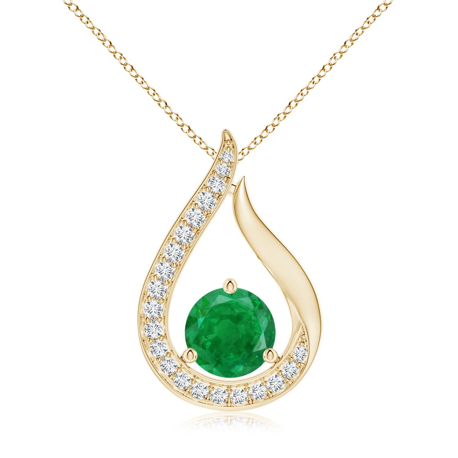 AA - Emerald / 1.43 CT / 14 KT Yellow Gold