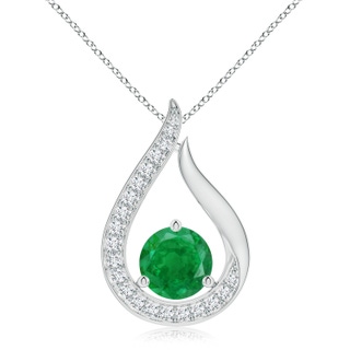Round AA Emerald