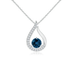 Fashion London Blue Topaz Fashion Necklaces & Pendants