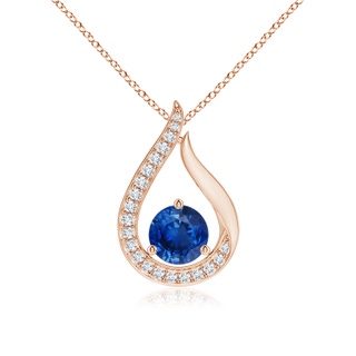Round AAA Blue Sapphire