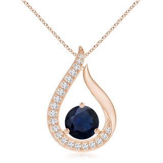 Round A Blue Sapphire