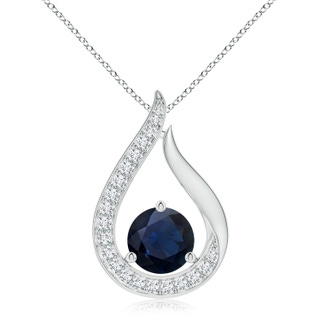 Round A Blue Sapphire