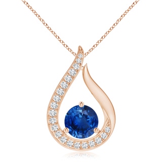 Round AAA Blue Sapphire