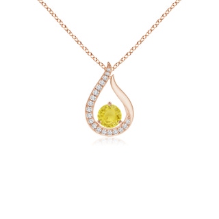 Round A Yellow Sapphire