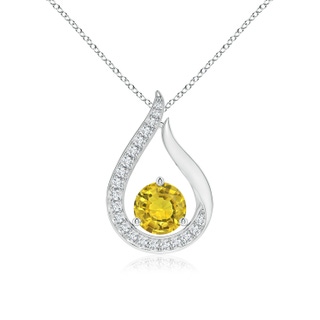 Round AAAA Yellow Sapphire