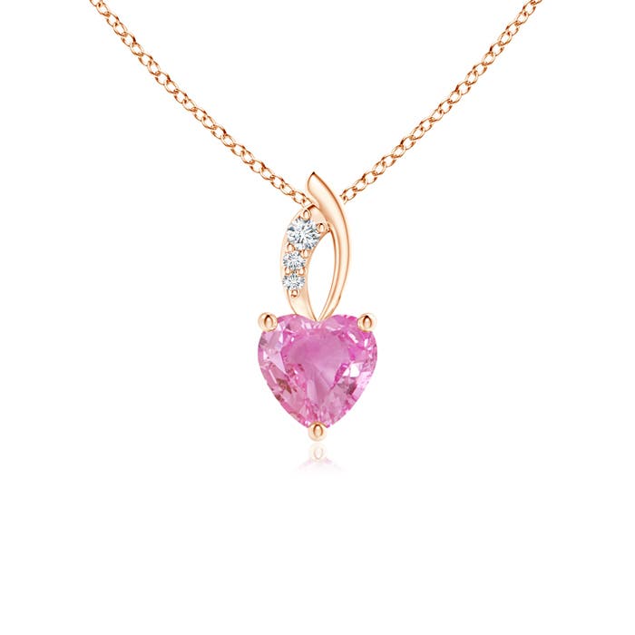 AA - Pink Sapphire / 0.57 CT / 14 KT Rose Gold