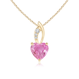 Heart AA Pink Sapphire
