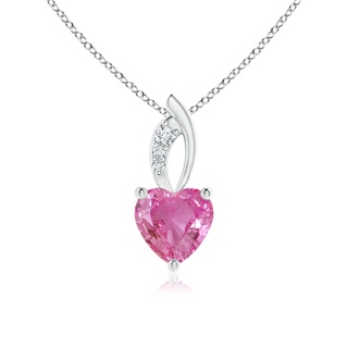 Heart AAA Pink Sapphire