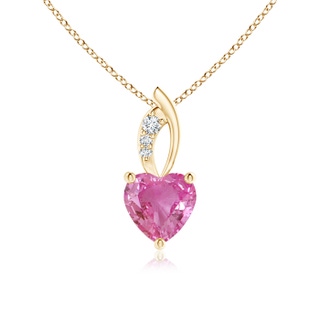Heart AAA Pink Sapphire