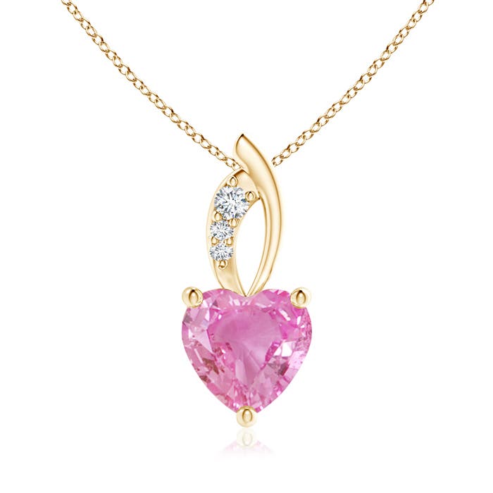 AA - Pink Sapphire / 1.54 CT / 14 KT Yellow Gold