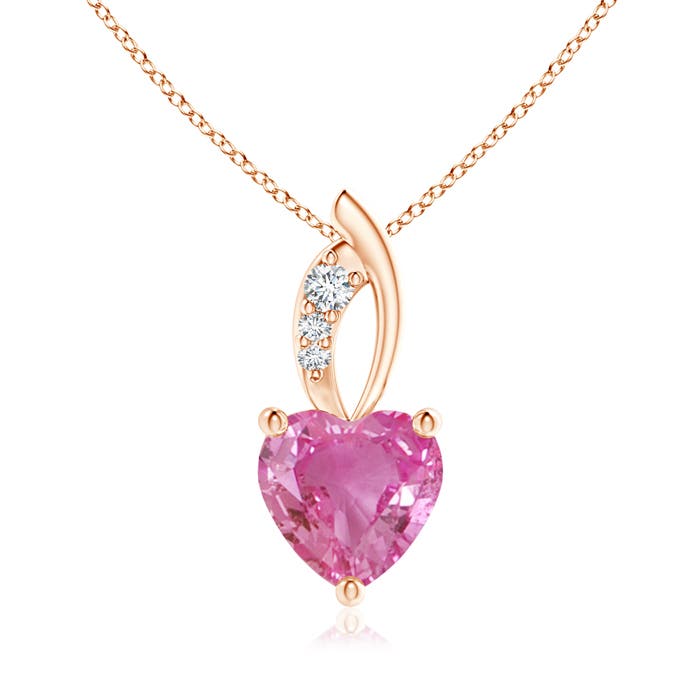 AAA - Pink Sapphire / 1.54 CT / 14 KT Rose Gold