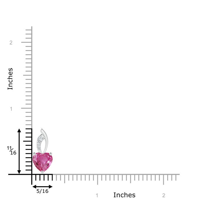 AAAA - Pink Sapphire / 1.54 CT / 14 KT White Gold