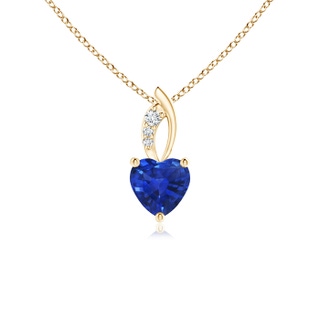 Heart AAA Blue Sapphire