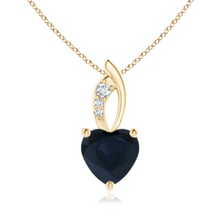 Heart A Blue Sapphire