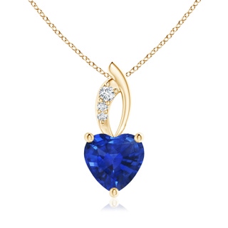 Heart AAA Blue Sapphire