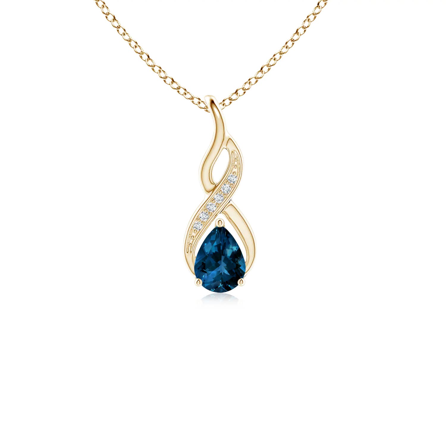 Shop London Blue Topaz Pendants for Women | Angara