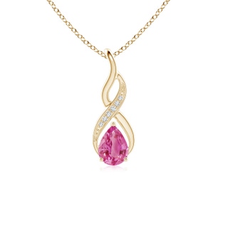 Pear AAA Pink Sapphire