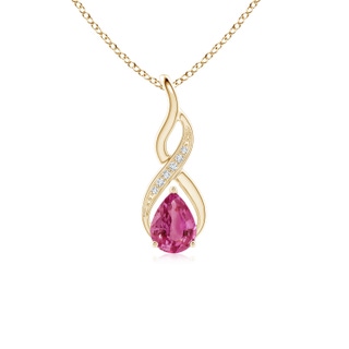 Pear AAAA Pink Sapphire