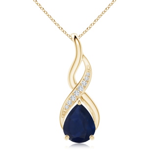 Pear A Blue Sapphire
