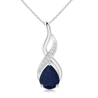 Pear A Blue Sapphire