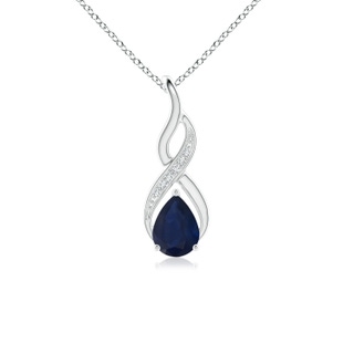 Pear A Blue Sapphire