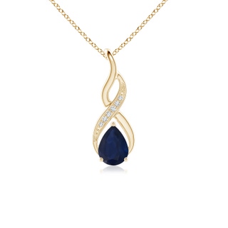 Pear A Blue Sapphire