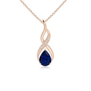 Pear AA Blue Sapphire