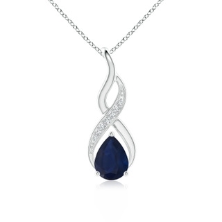 Pear A Blue Sapphire