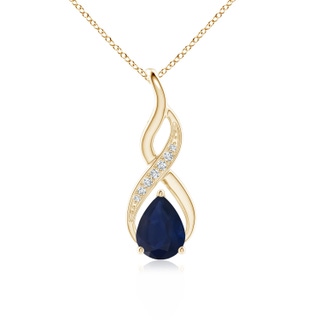 Pear A Blue Sapphire