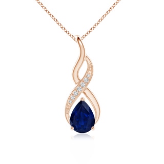 Pear AA Blue Sapphire