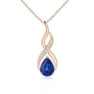 Pear AAA Blue Sapphire