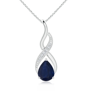 Pear A Blue Sapphire
