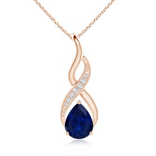 Pear AA Blue Sapphire