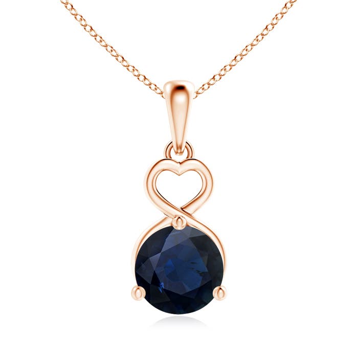 A - Blue Sapphire / 1.6 CT / 14 KT Rose Gold