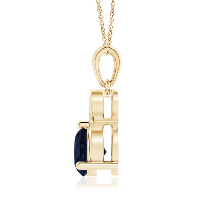 A - Blue Sapphire / 1.6 CT / 14 KT Yellow Gold