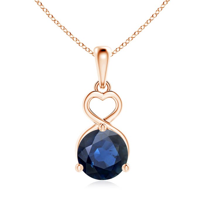 AA - Blue Sapphire / 1.6 CT / 14 KT Rose Gold