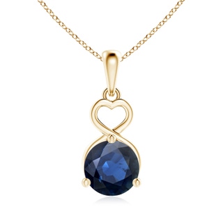 Round AA Blue Sapphire