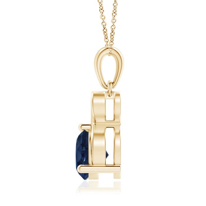 AA - Blue Sapphire / 1.6 CT / 14 KT Yellow Gold