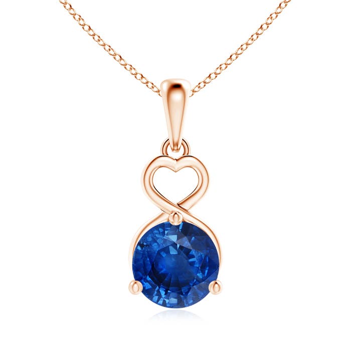 AAA - Blue Sapphire / 1.6 CT / 14 KT Rose Gold