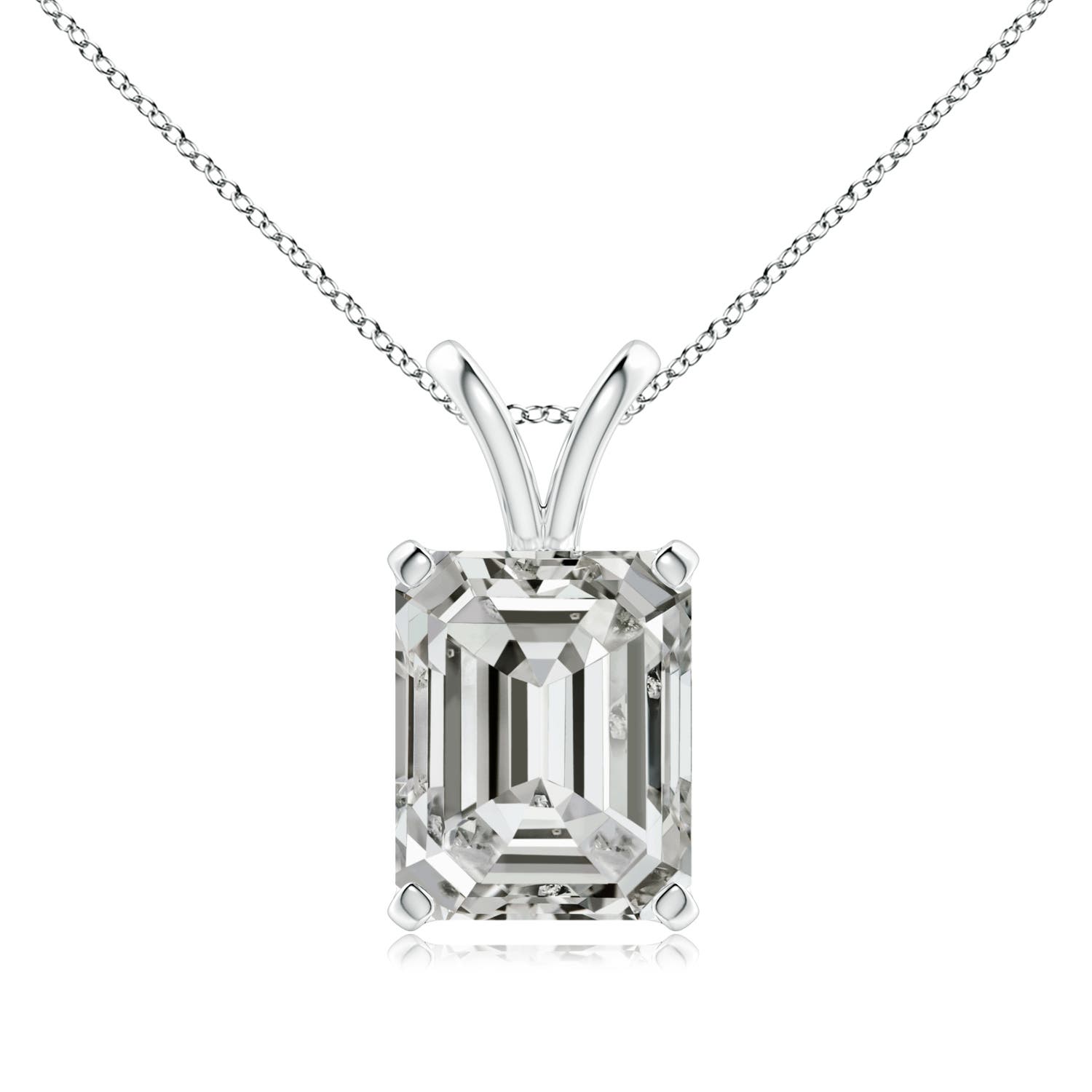 K, I3 / 3 CT / 18 KT White Gold