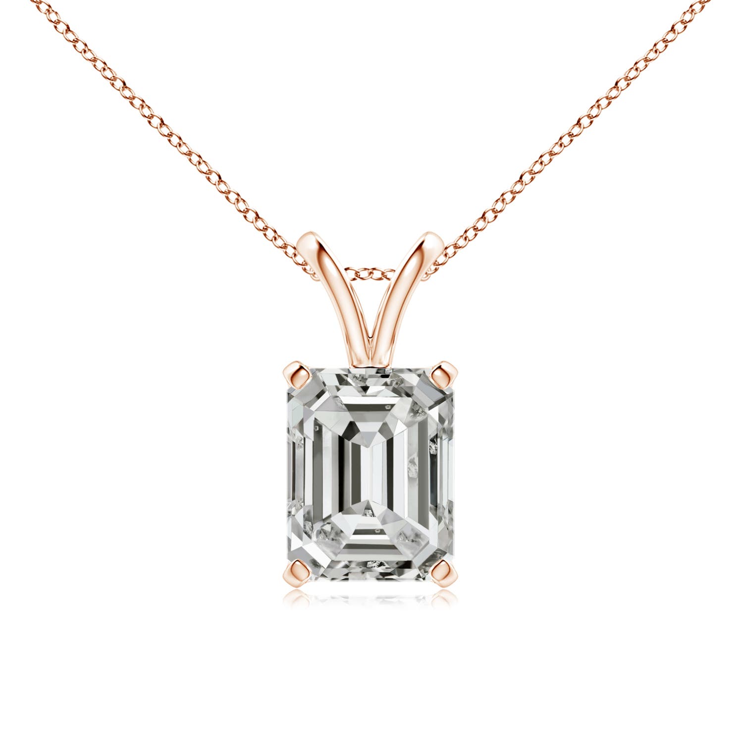 K, I3 / 2 CT / 18 KT Rose Gold