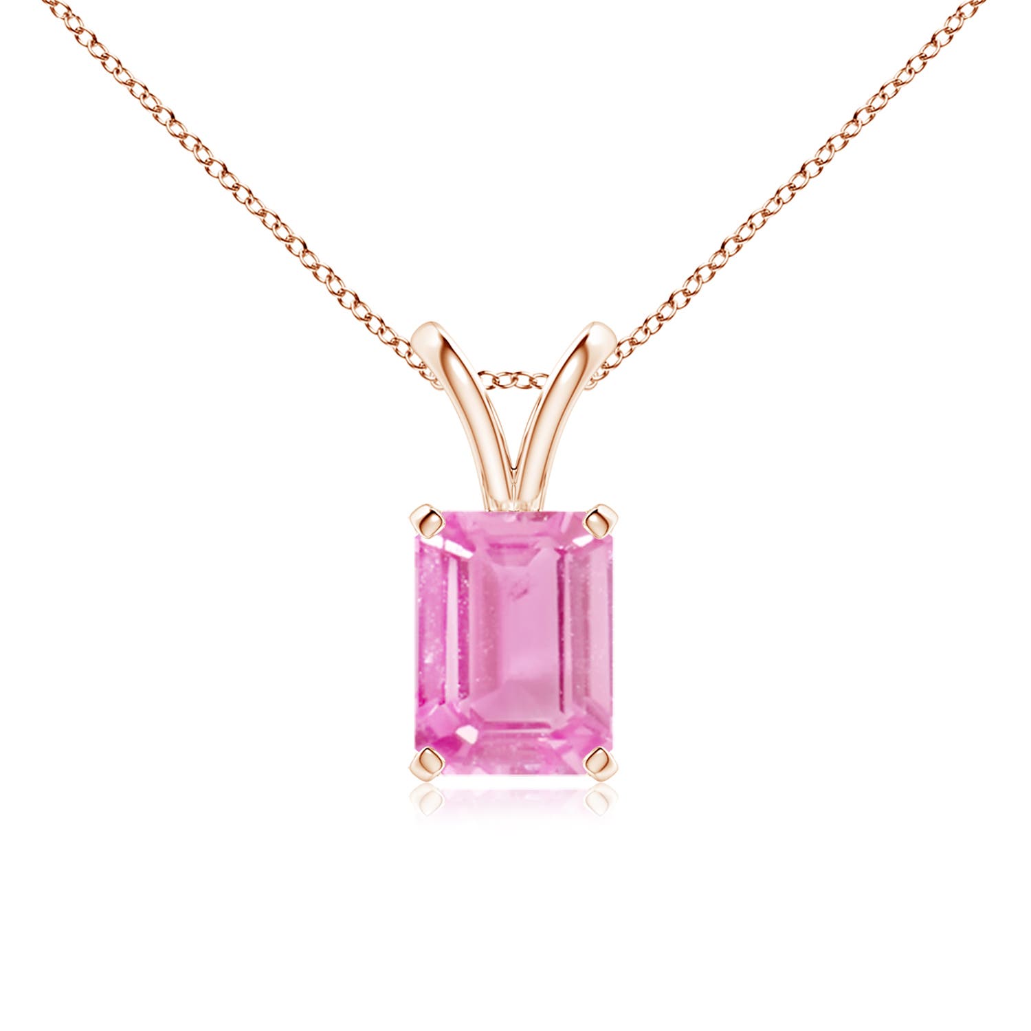 A - Pink Sapphire / 1.5 CT / 14 KT Rose Gold